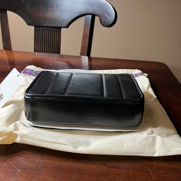 Tory Burch Kira Chain Quilted black NEW - Picture 11 of 13